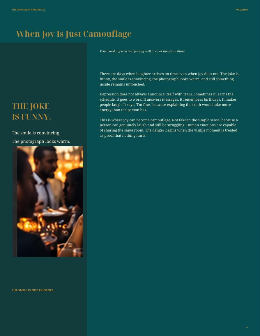 Selected interior page from Table for One
