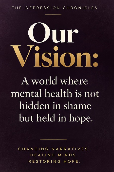 Our Vision statement from The Depression Chronicles.